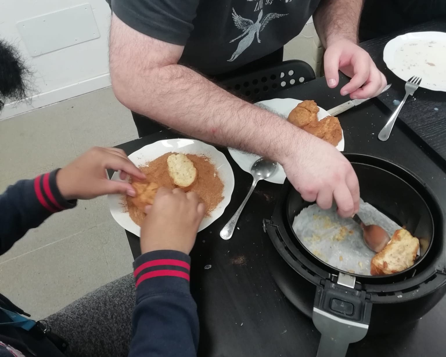 cocinando